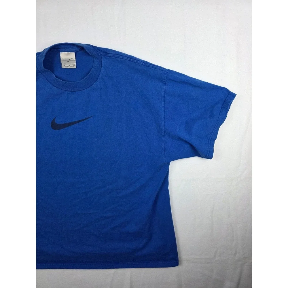 Nike Y2k Grey‎ Tag Center Swoosh Shirt